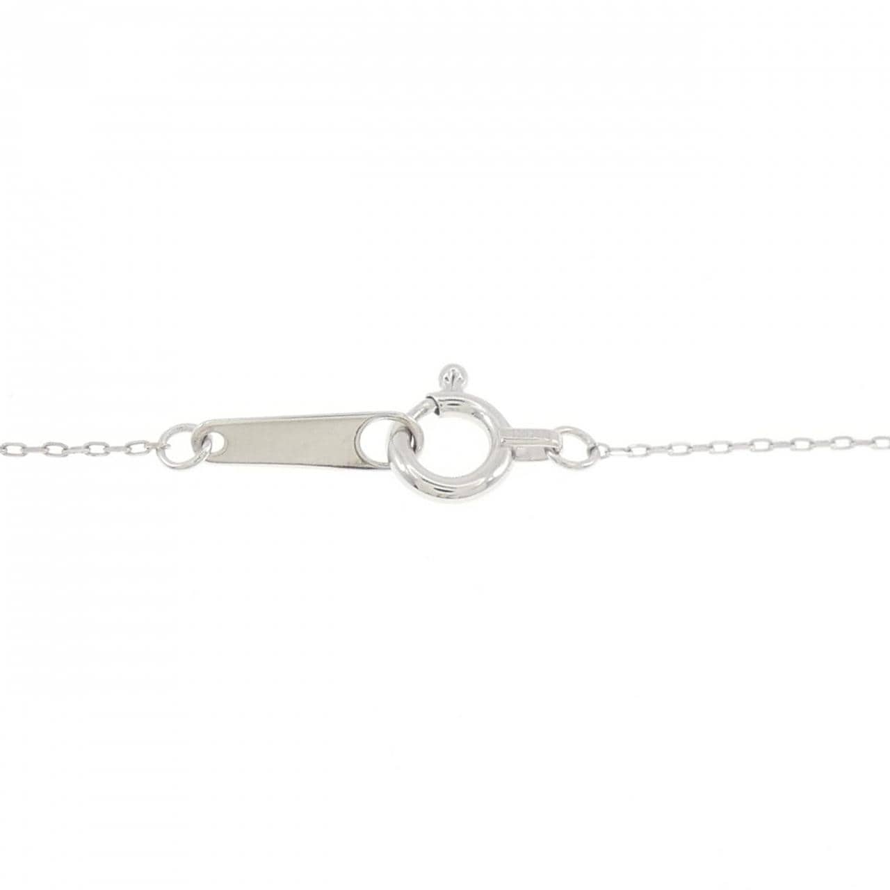 K18WG ダイヤモンド ネックレス 0.03CT