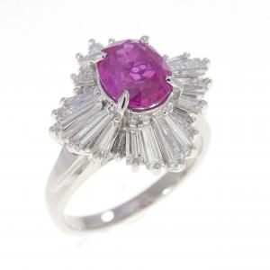 PT900 ルビー リング 1.46CT