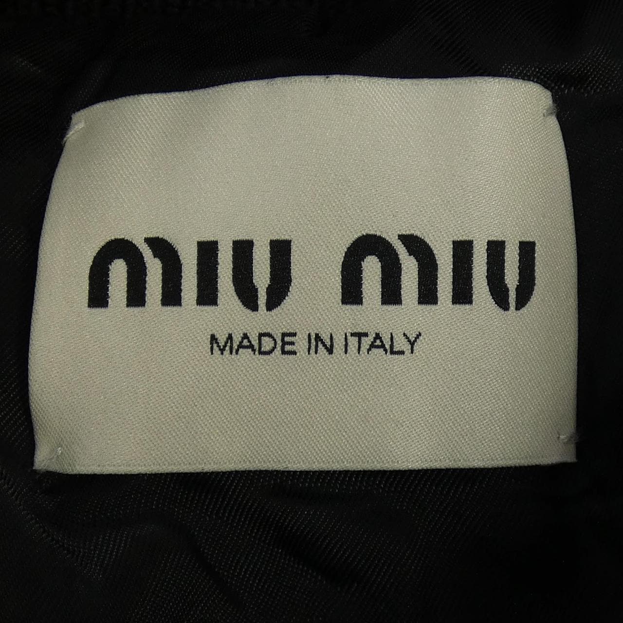 ミュウミュウ MIU MIU MIU MIU ロゴ MPV905 SOOO 1420 レザージャケット