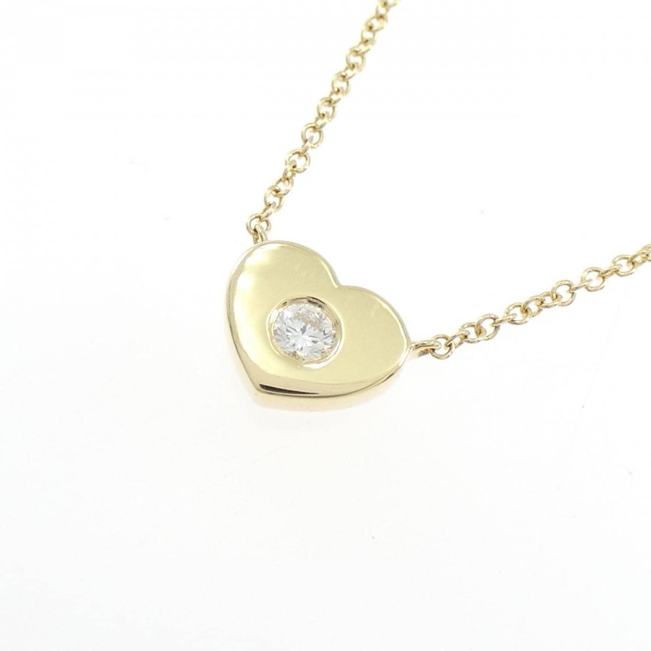 ティファニー ハート ダイヤモンド ネックレス