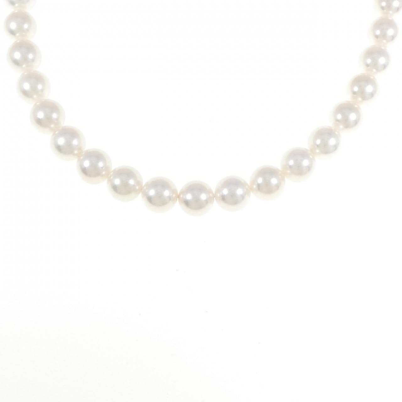 シルバークラスプ アコヤパール ネックレス 7-7.5mm
