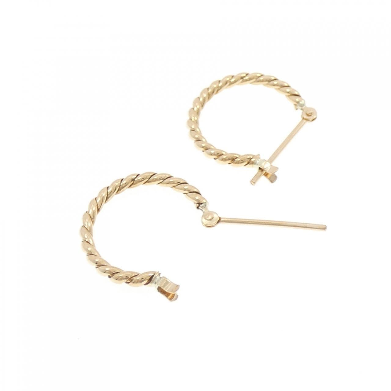 K18YG earrings