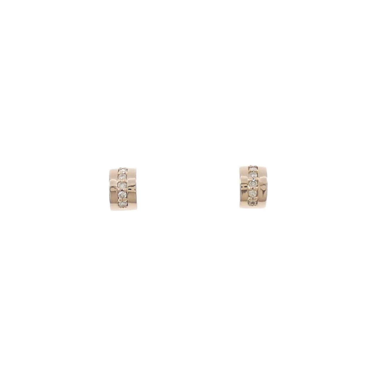 K18PG ダイヤモンド ピアス