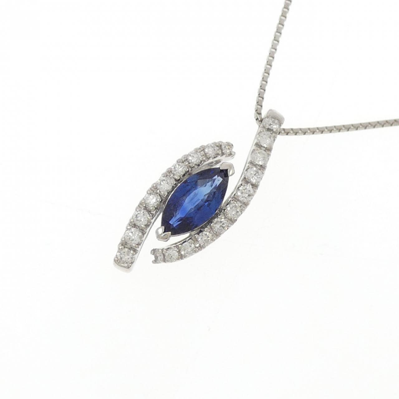 PT900/PT850 サファイヤ ネックレス 0.95CT