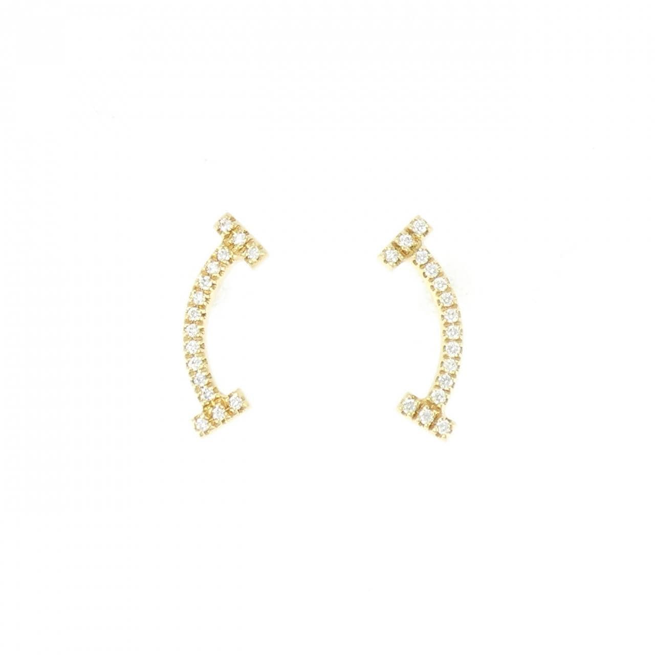 ティファニー Tスマイル ピアス