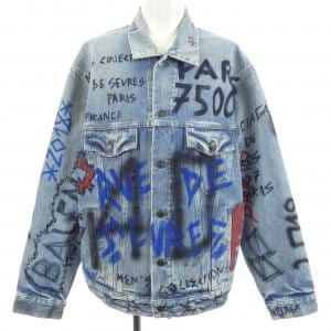 バレンシアガ BALENCIAGA グラフィック デニム ジャケット 534556 TBP33 デニムジャケット