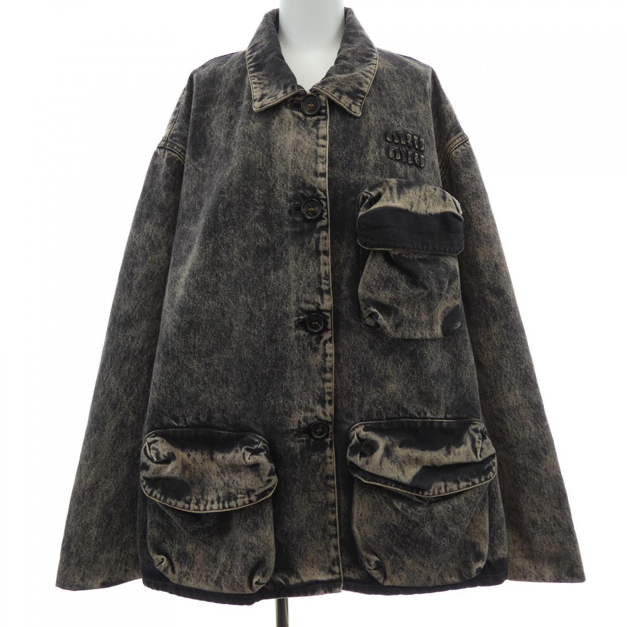 ミュウミュウ MIU MIU GWB174 S231 121H デニムジャケット