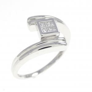 K18WG ダイヤモンド リング