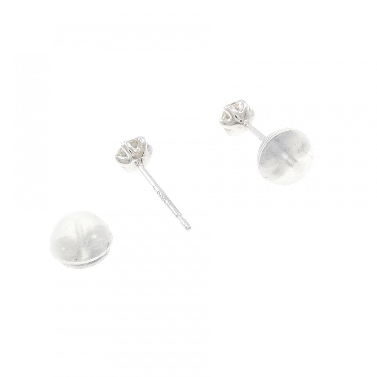 PT900 ソリティア ダイヤモンド ピアス 0.30CT