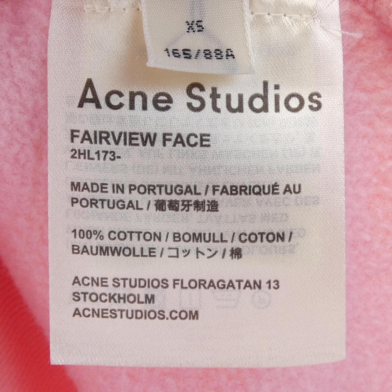 アクネストゥディオズ ACNE STUDIOS スウェット