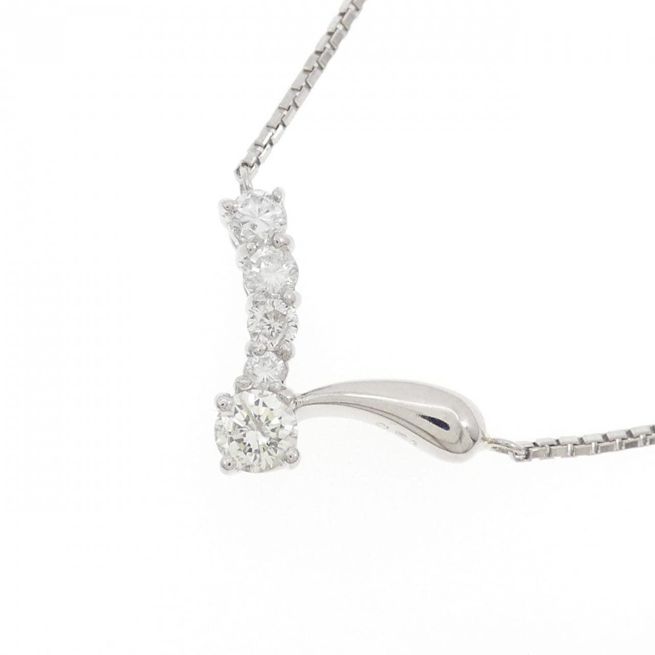 PT900/PT850 ダイヤモンド ネックレス 0.51CT
