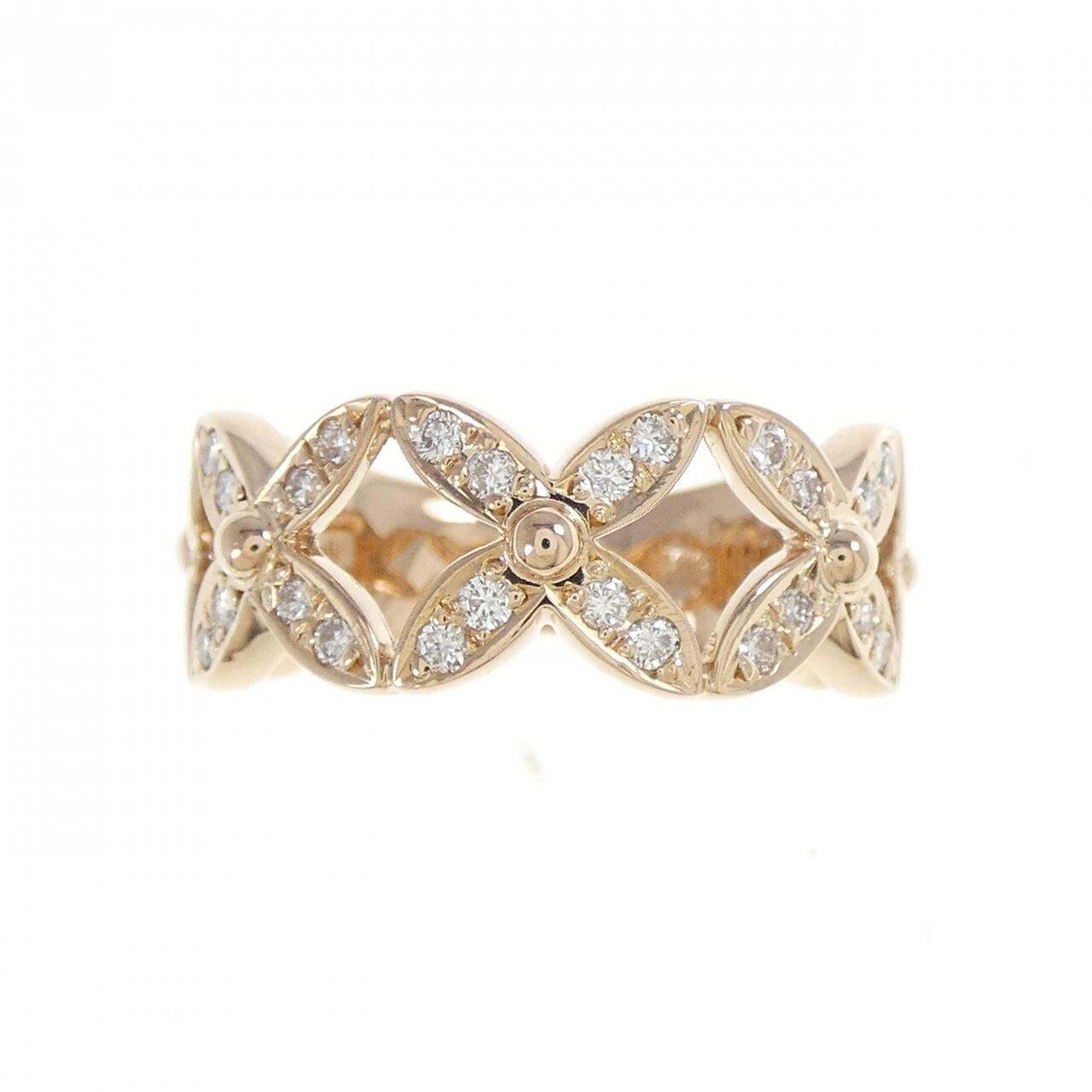K18PG ダイヤモンド リング 0.26CT