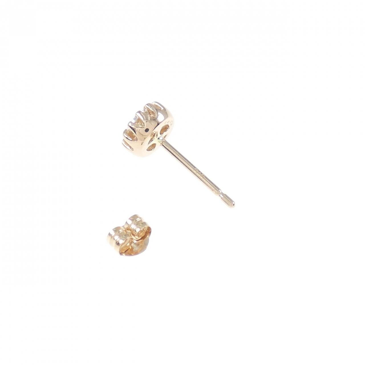 K18PG Diamond Earrings 0.303CT One Ear