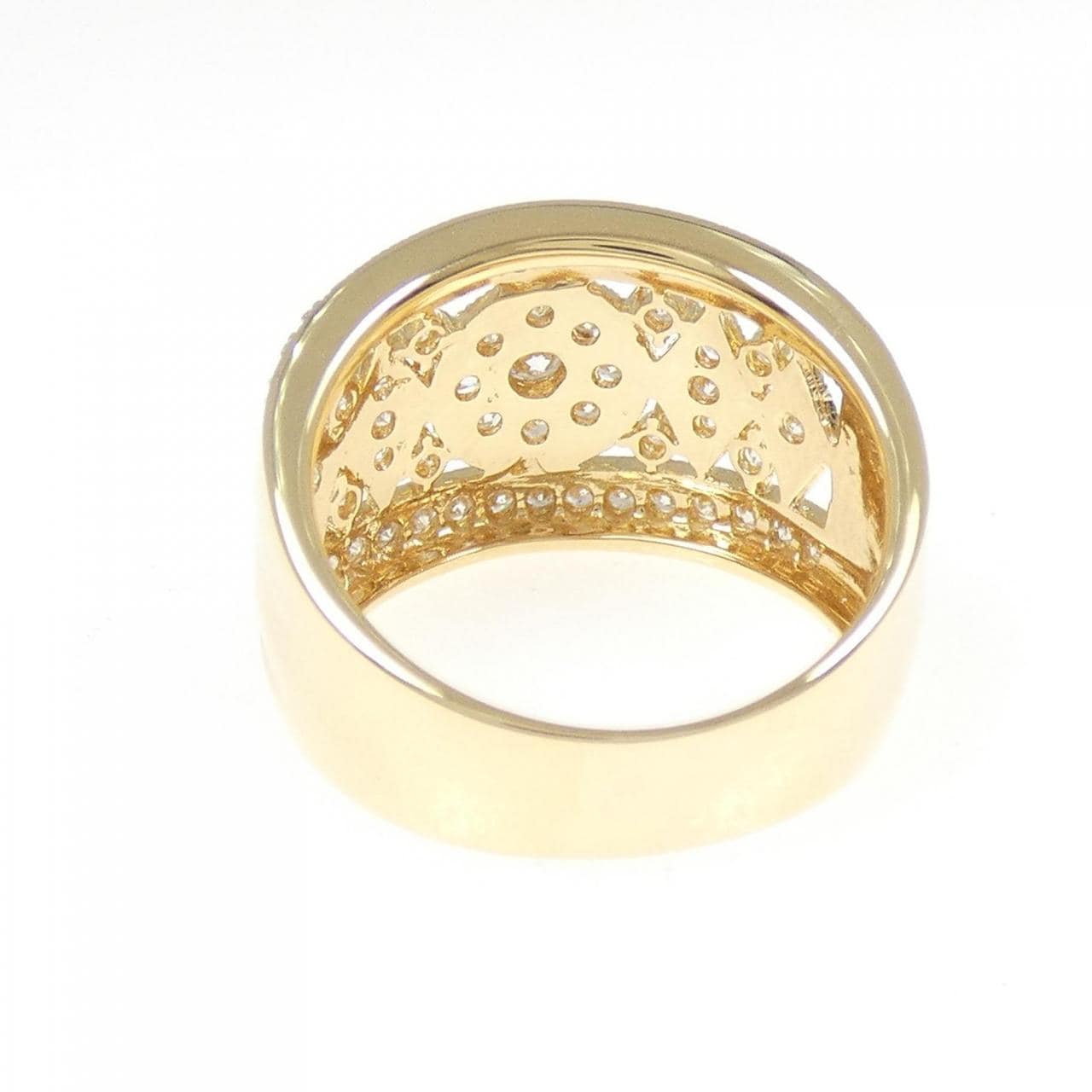 K18YG ダイヤモンド リング 0.87CT