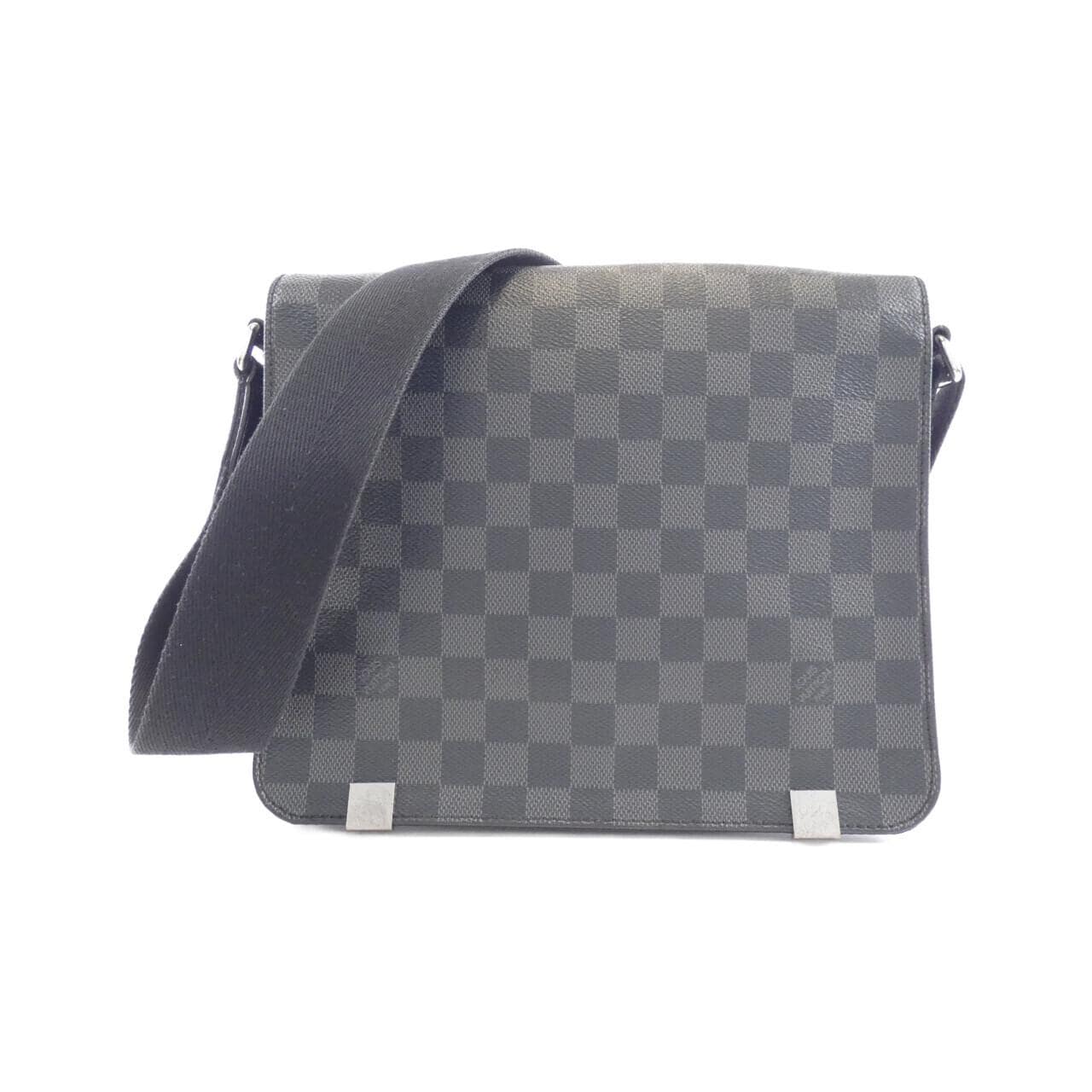 LOUIS VUITTON Damier Graphite District PM N41028 Shoulder Bag