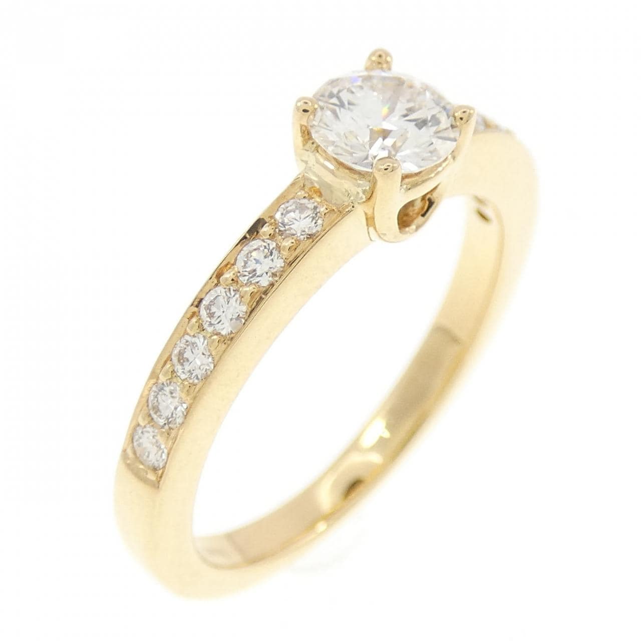 K18YG ダイヤモンド リング 0.39CT