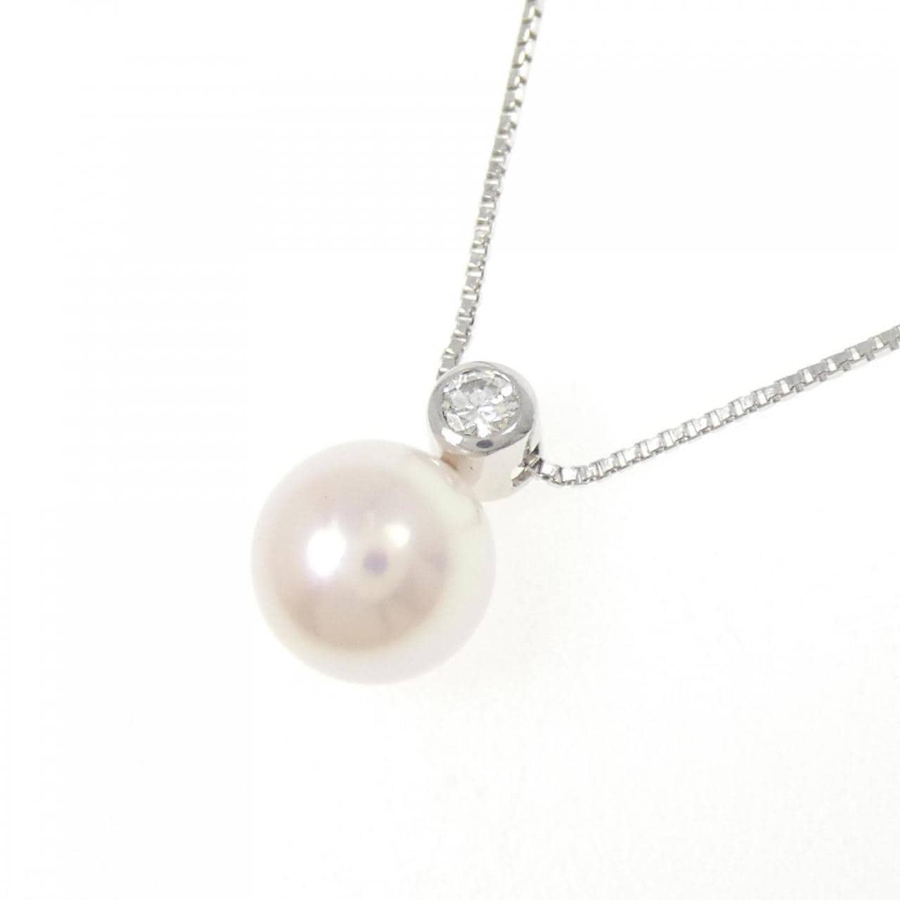 PT900/PT850 アコヤパール ネックレス 8mm