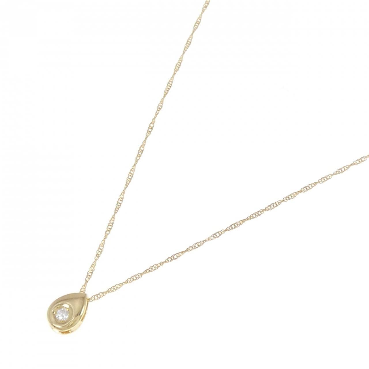 K18YG ダイヤモンド ネックレス 0.05CT