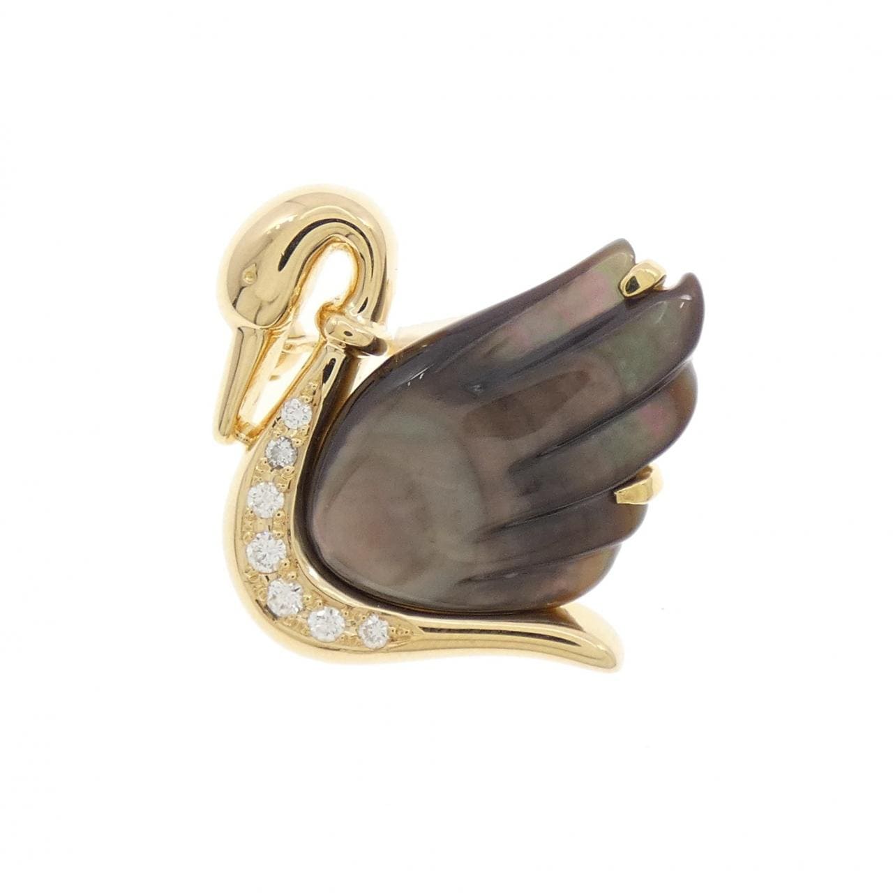 Tasaki Bird珍珠母胸針