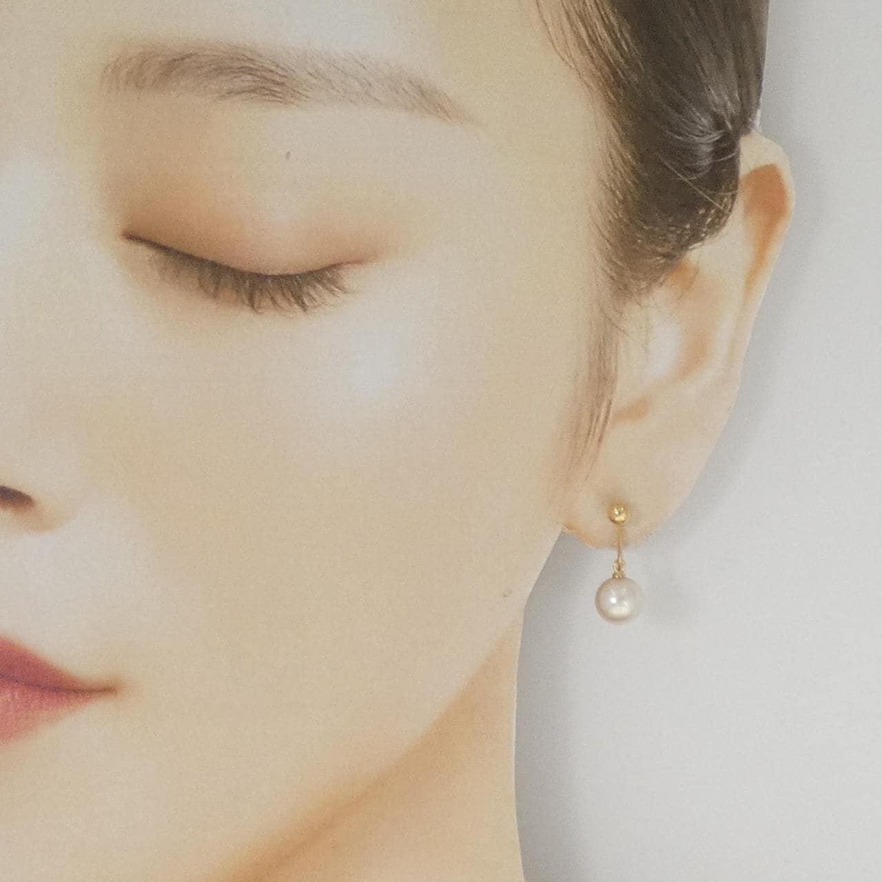 タサキ アコヤパール イヤリング 7.6mm