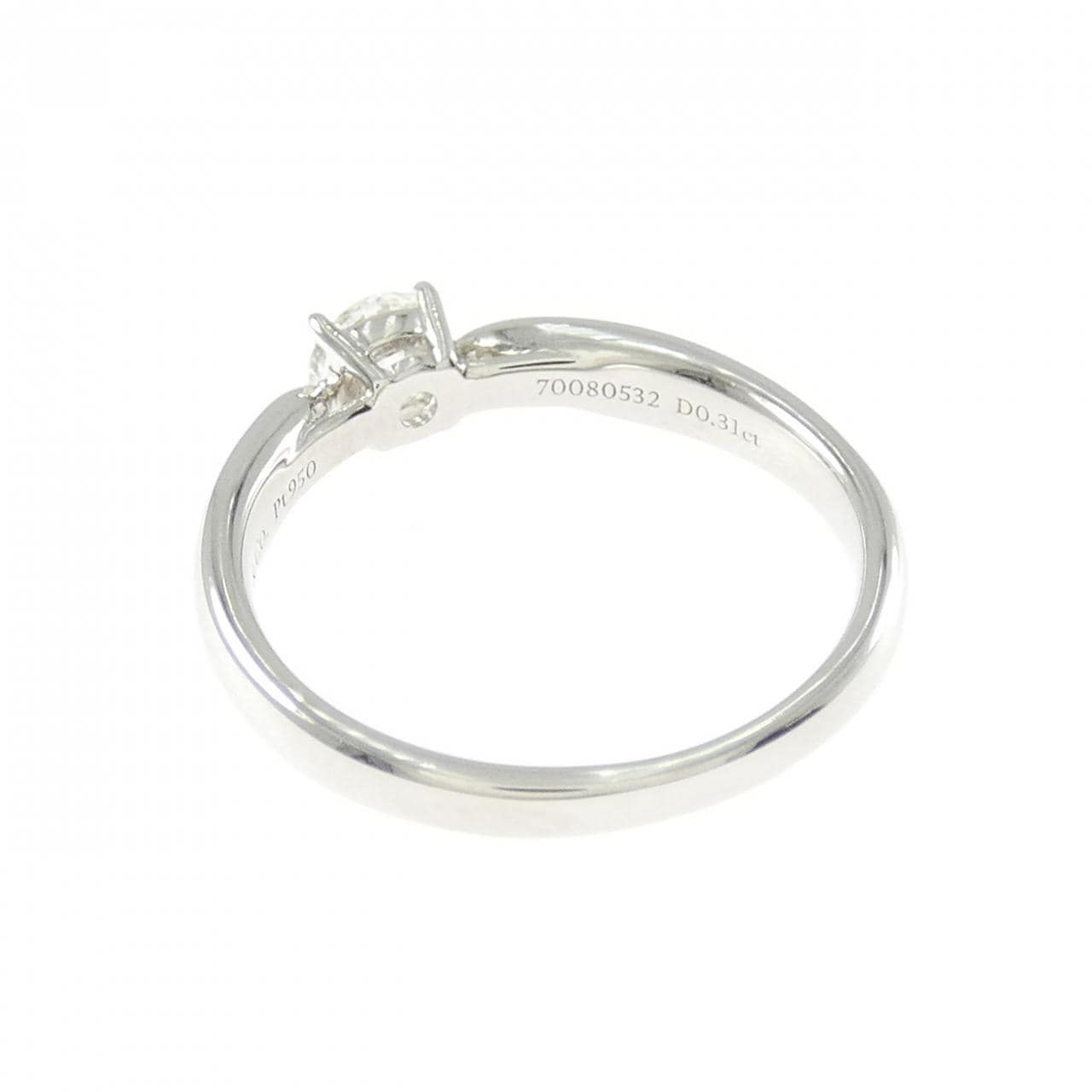 ティファニー ハーモニー リング 0.31CT H VVS2 3EXT