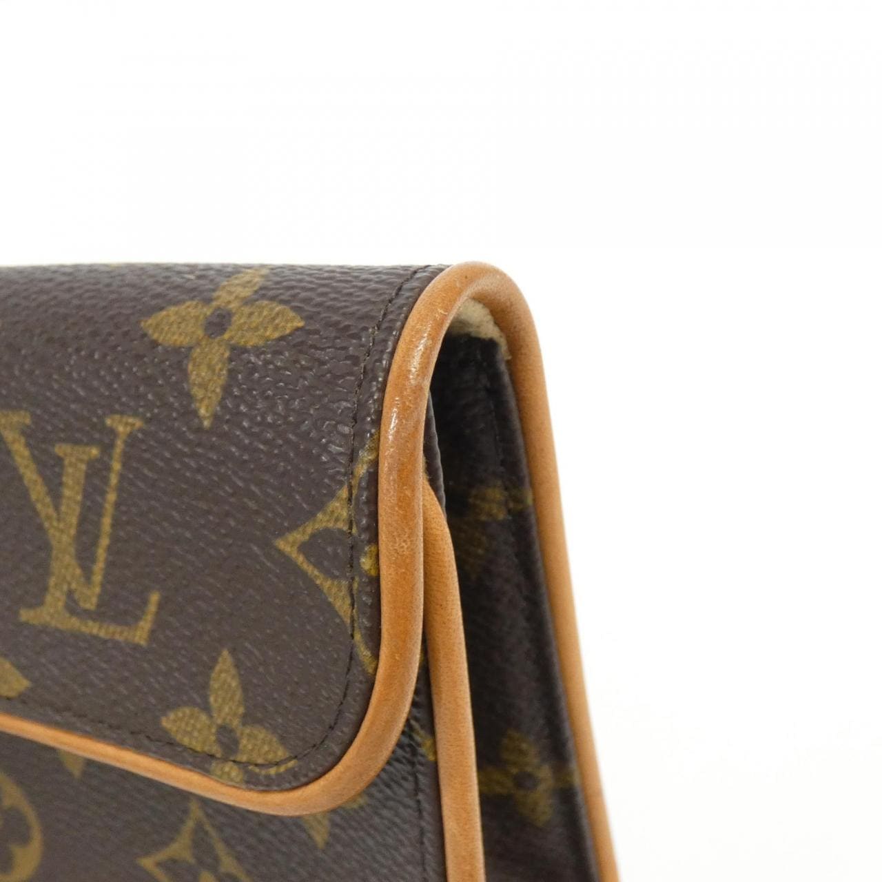 LOUIS VUITTON Monogram Pochette Florentine XS M51855+M67303 Waist Bag