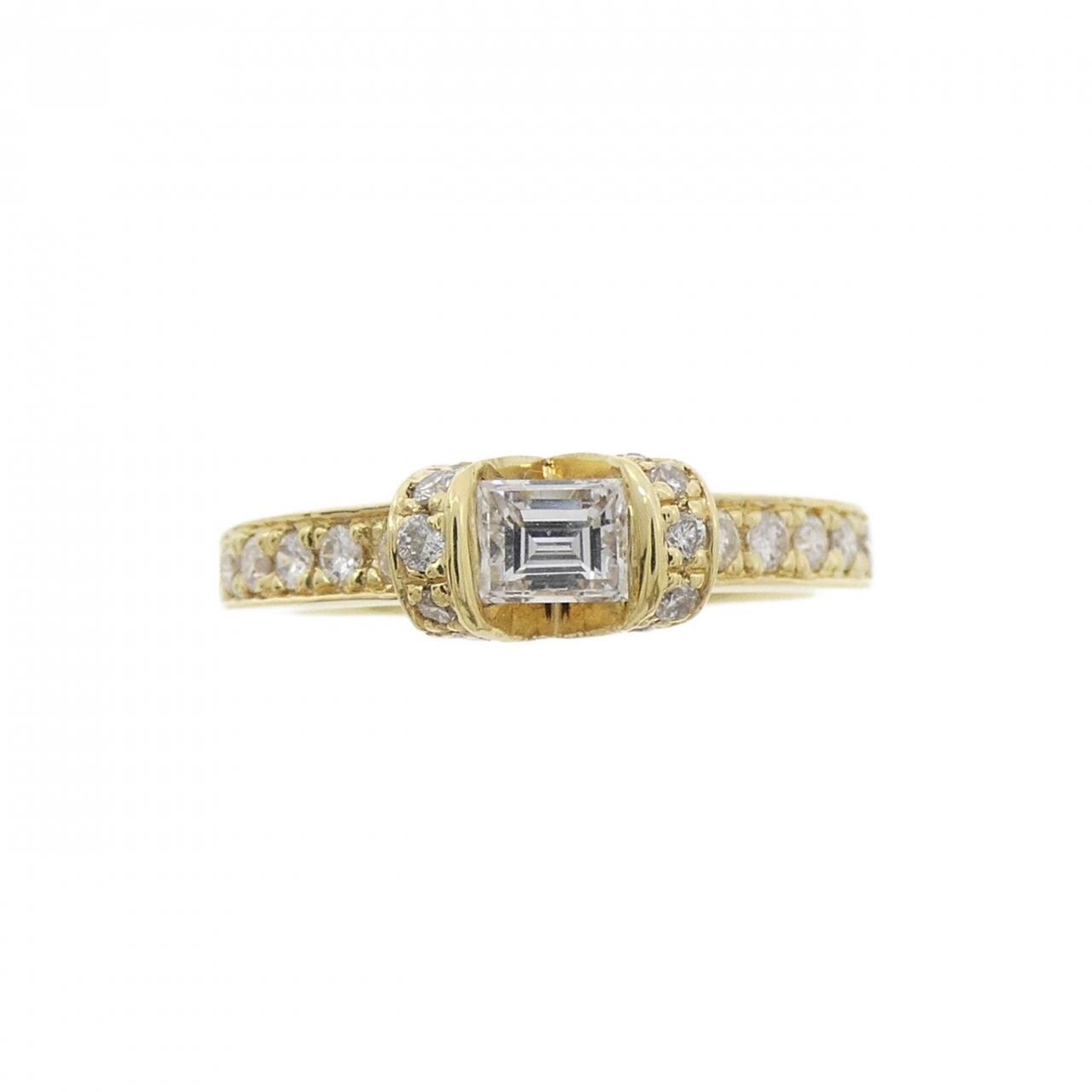 K18YG ダイヤモンド リング 0.313CT