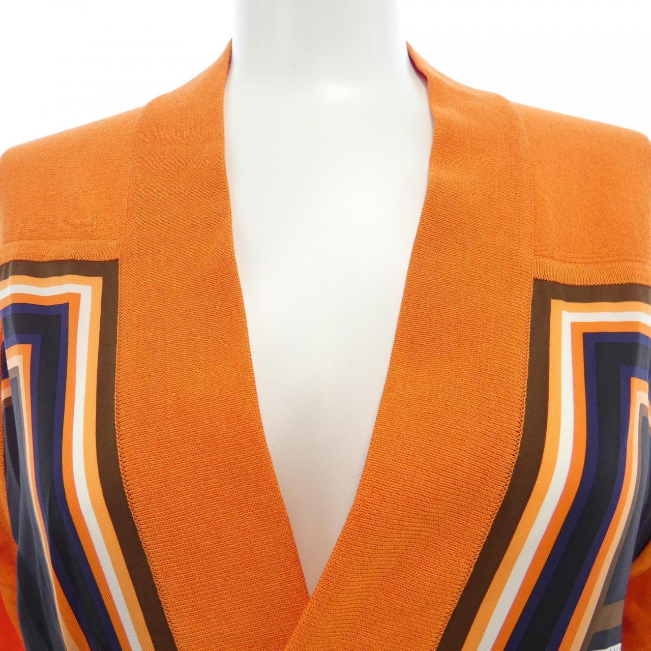 エルメス HERMES ロングカーディガン