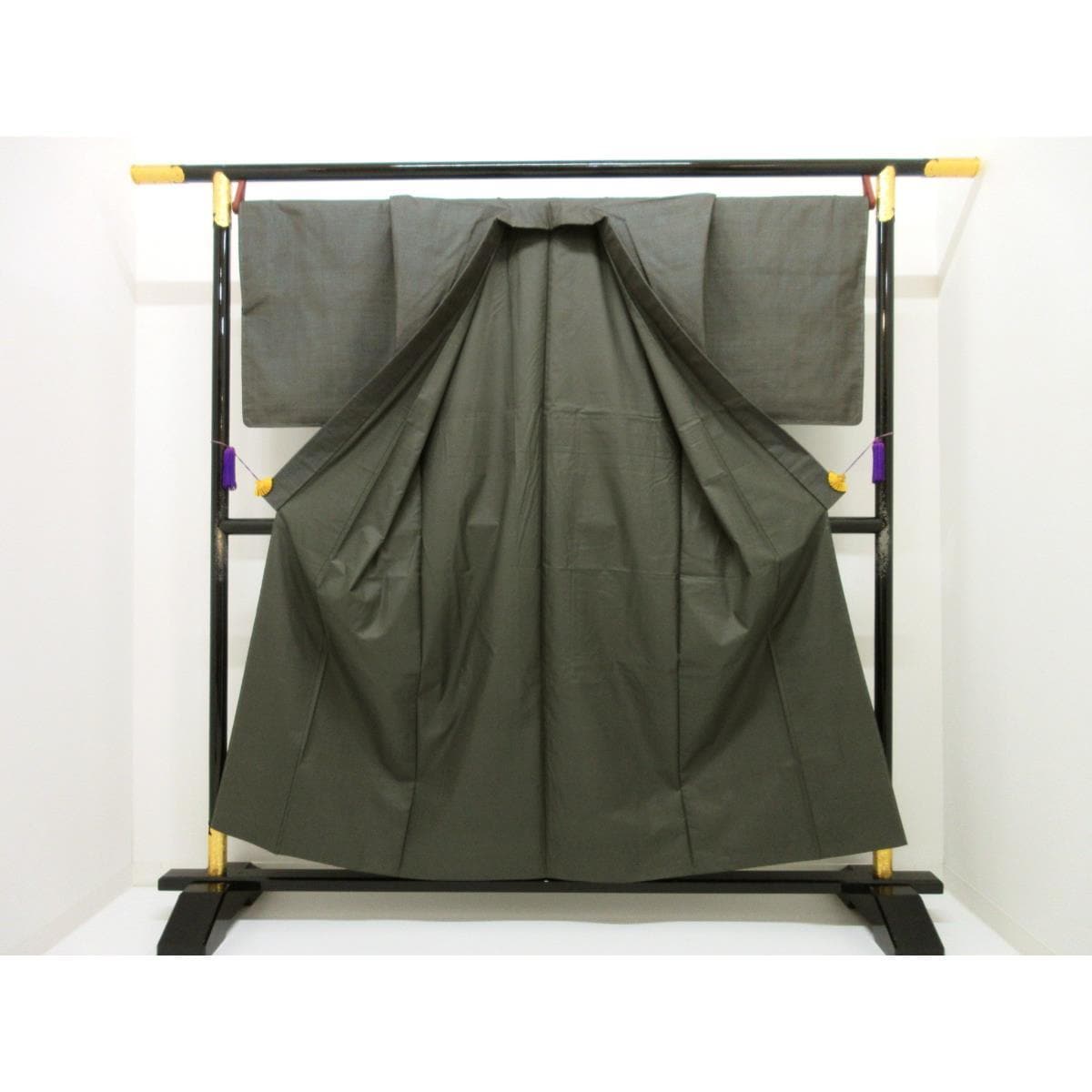 【未使用品】男物　【大島紬】１００山　きもの・羽織・長襦袢　３点セット