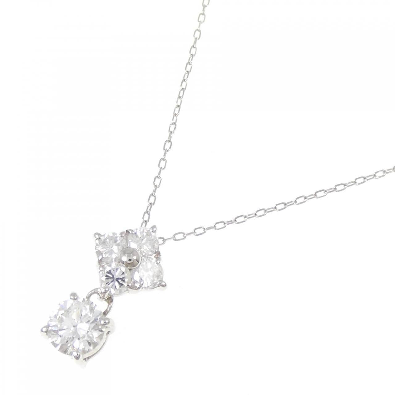 PT850 ダイヤモンド ネックレス 0.636CT G SI2 Good