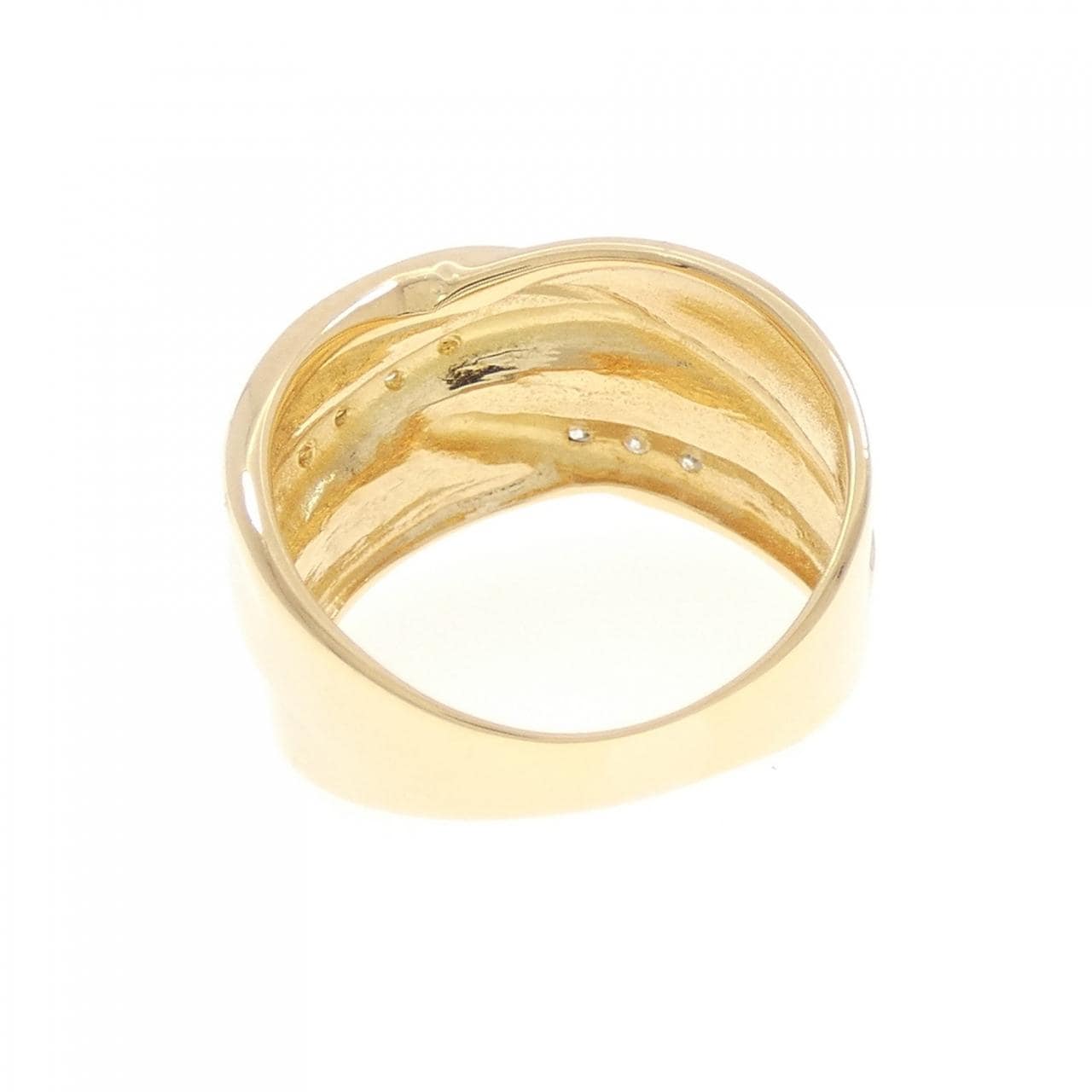 K18YG ダイヤモンド リング 0.10CT