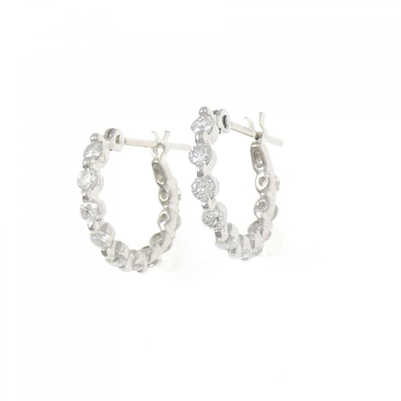 PT900 ダイヤモンド ピアス 0.50CT