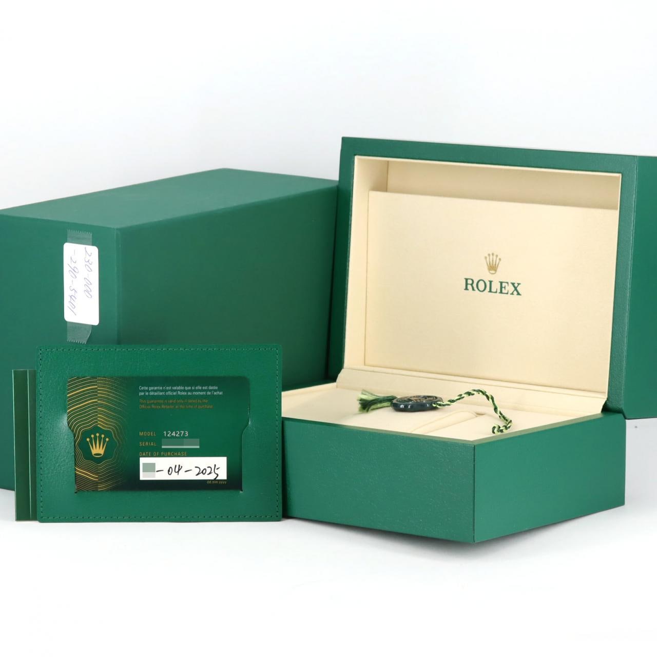 ロレックス エクスプローラーI 124273 SSxYG 自動巻 ランダム番