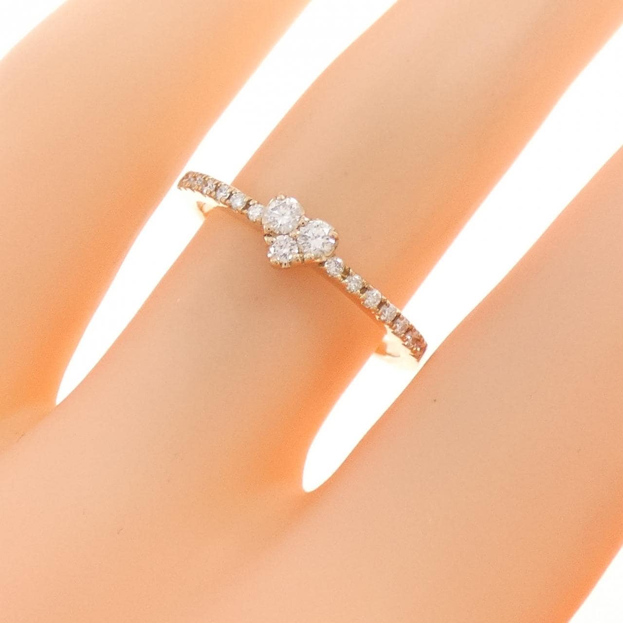 ポンテヴェキオ ハート リング 0.18CT