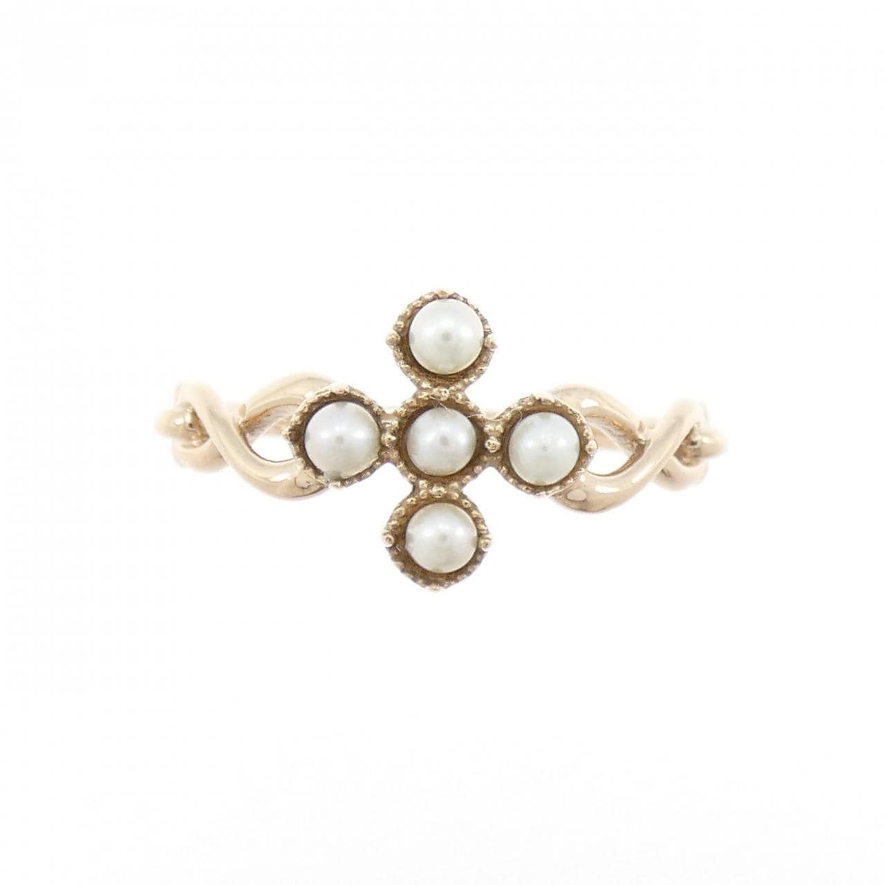 サマンサティアラ 淡水パール リング