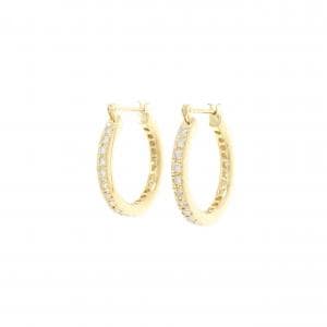 K18YG ダイヤモンド ピアス 0.50CT