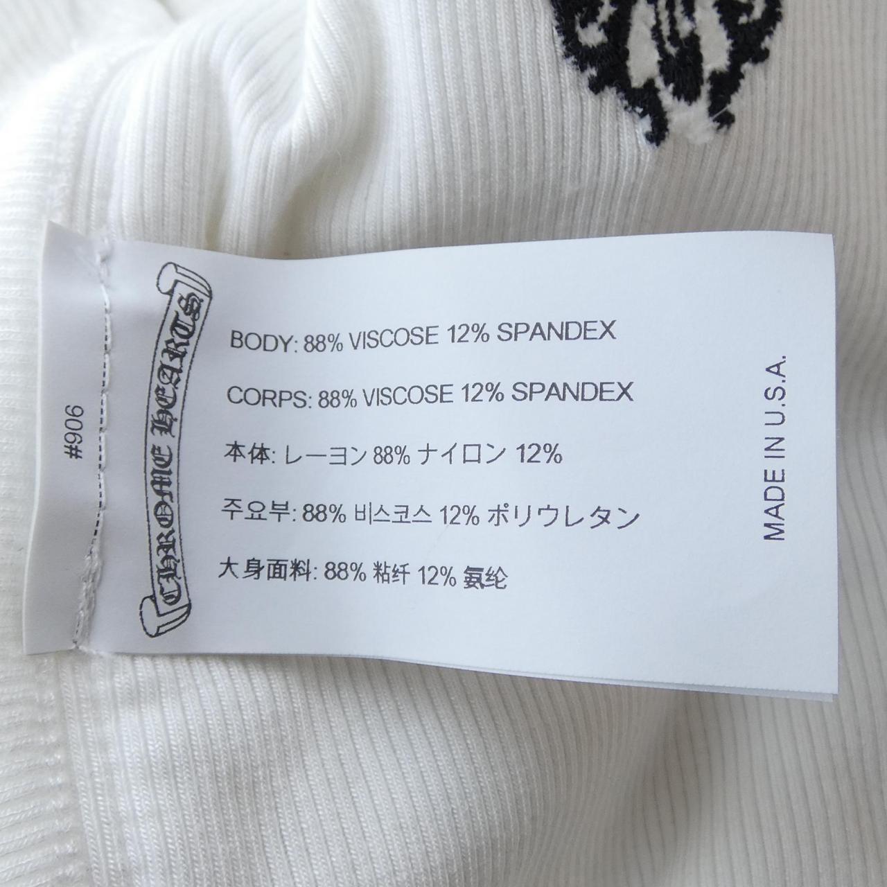 クロムハーツ CHROME HEARTS Y NOT ヴァインダガー刺繍 ショートパンツ