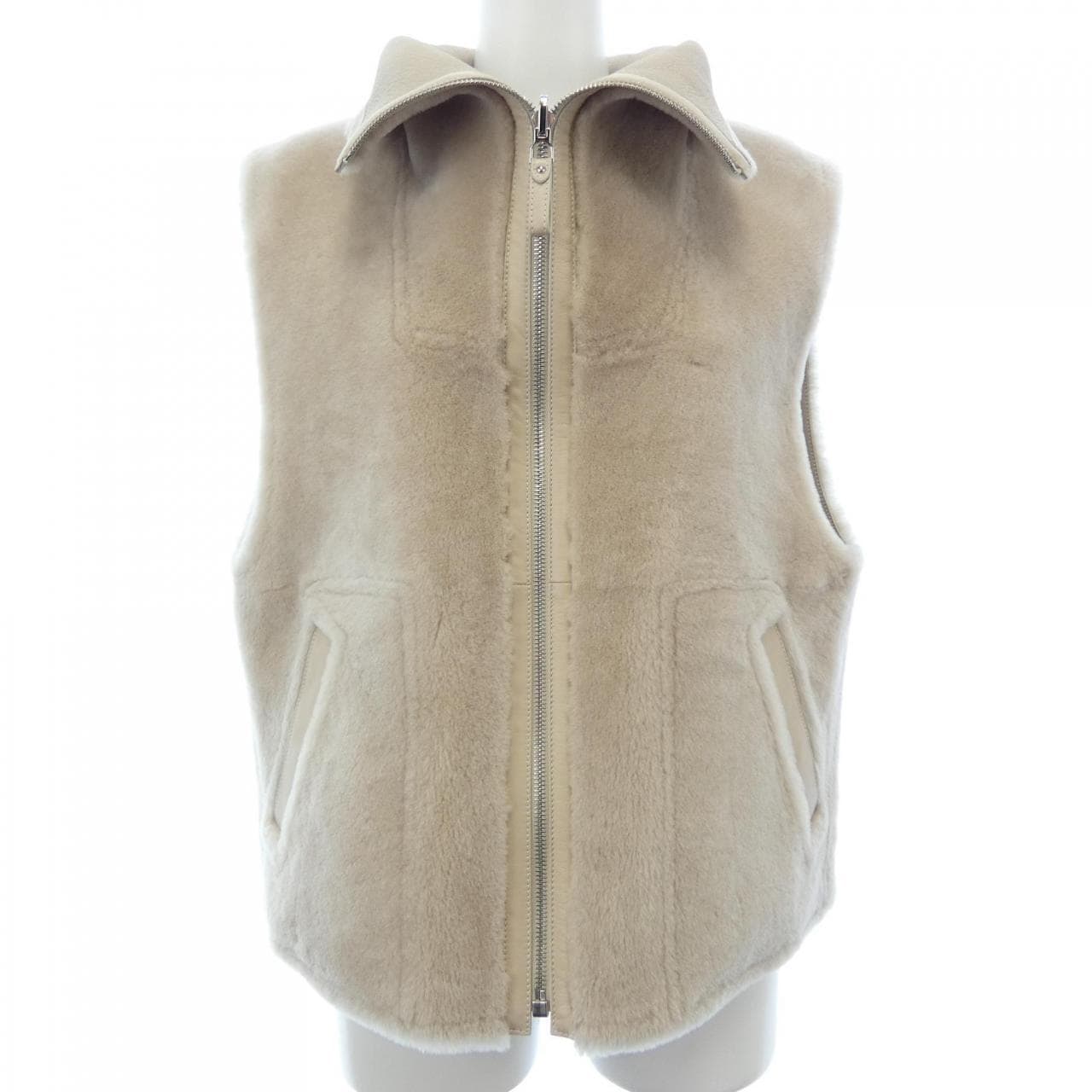 エルメス HERMES 2WAYリバーシブルノースリーブジャケット 5H1229D5 ベスト