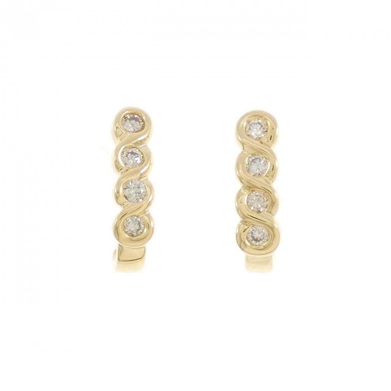 K18YG ダイヤモンド ピアス 0.50CT
