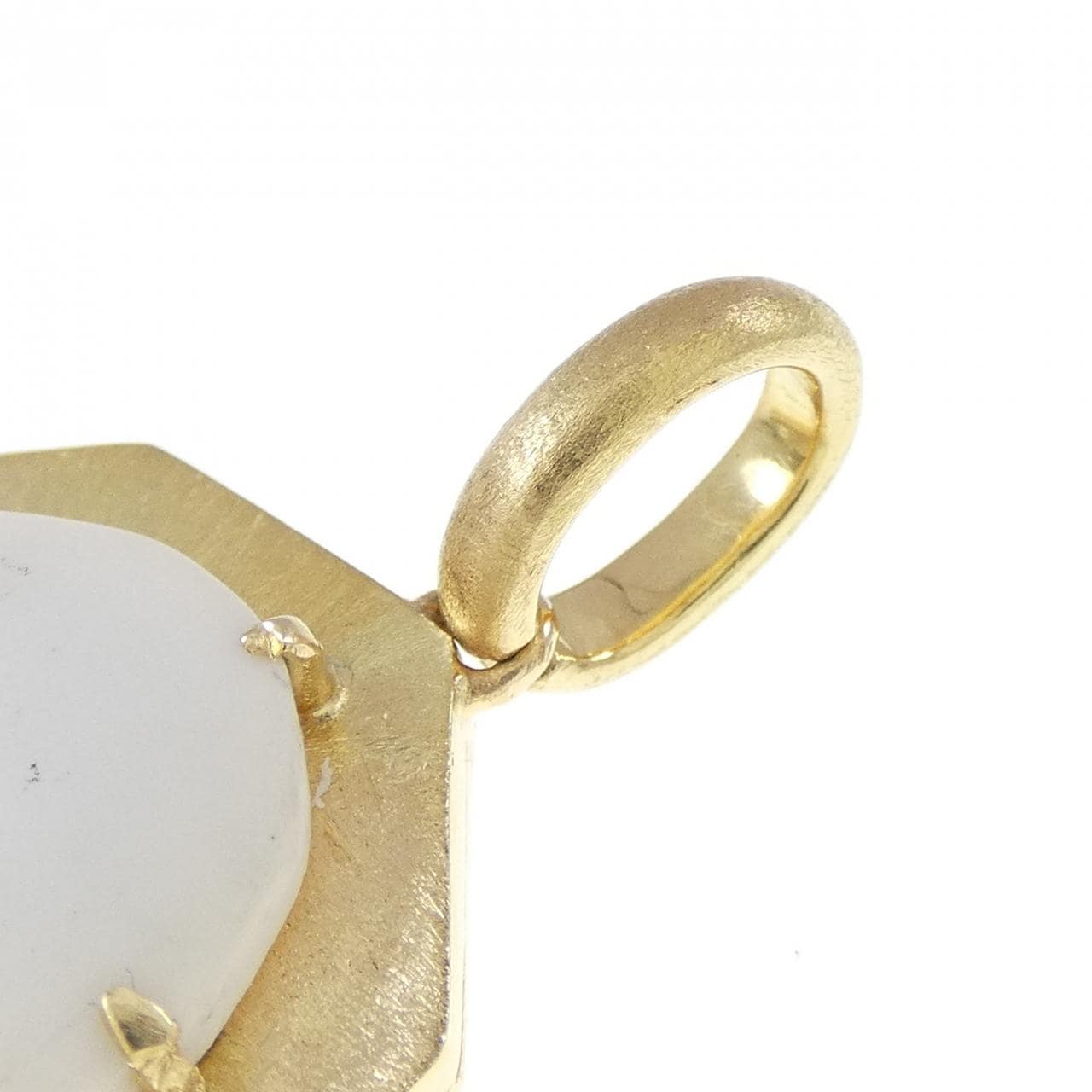 K18YG スカル メノウカメオ ペンダント