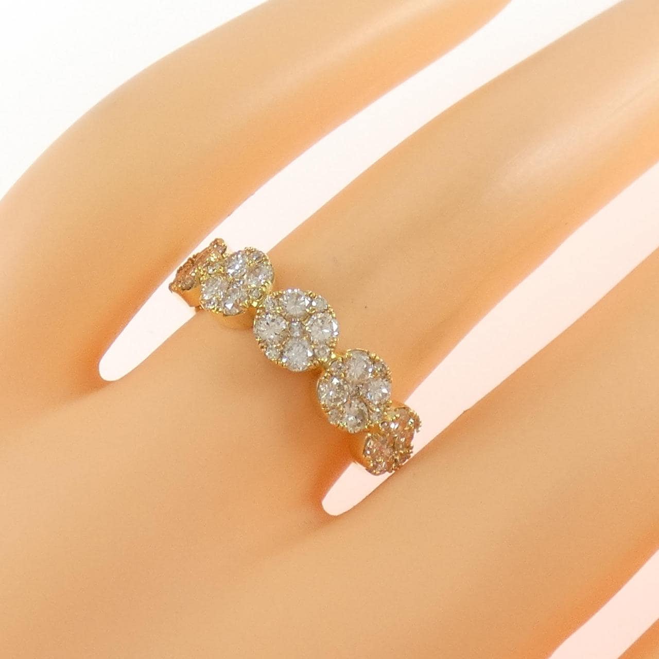 K18YG ダイヤモンド リング 1.00CT