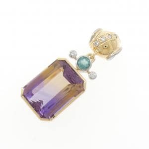 ヒサ ケンジ カラーストーン ペンダント