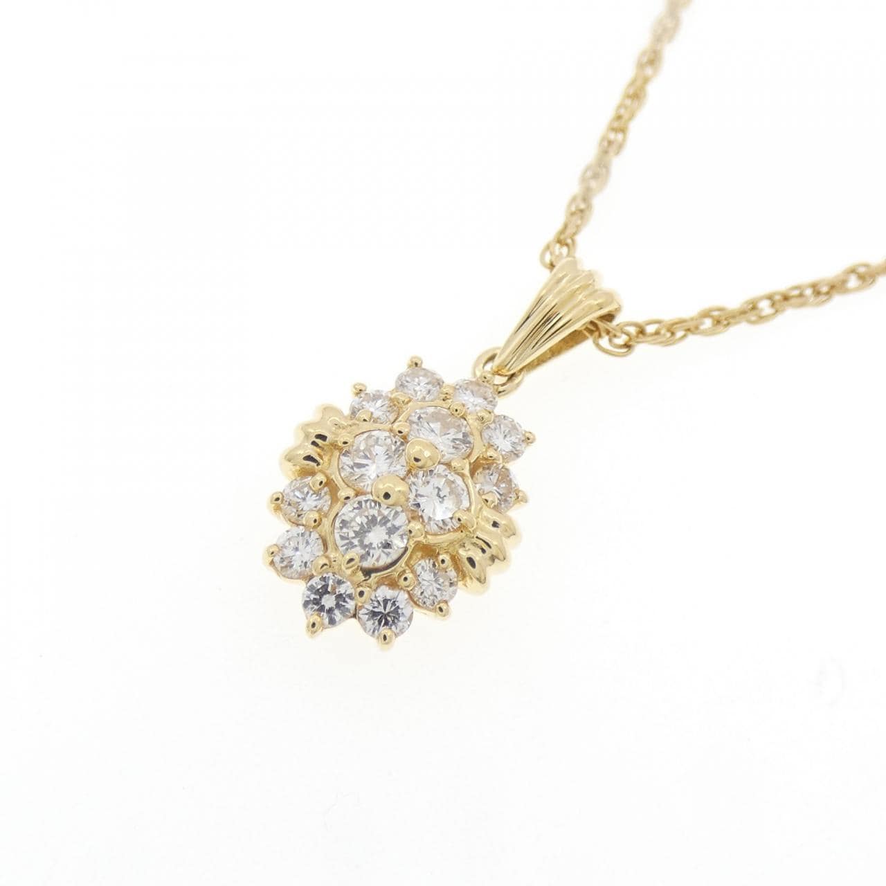 K18YG ダイヤモンド ネックレス 0.50CT