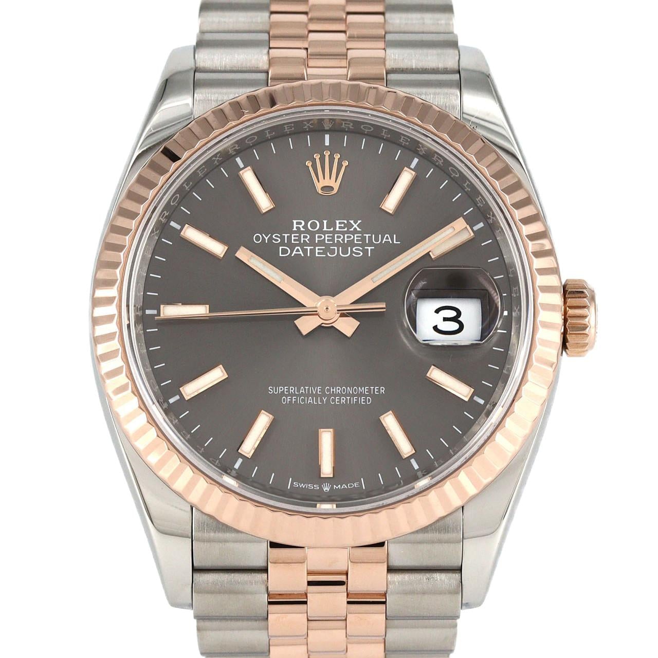 ロレックス デイトジャスト 126231 SSxPG 自動巻 ランダム番