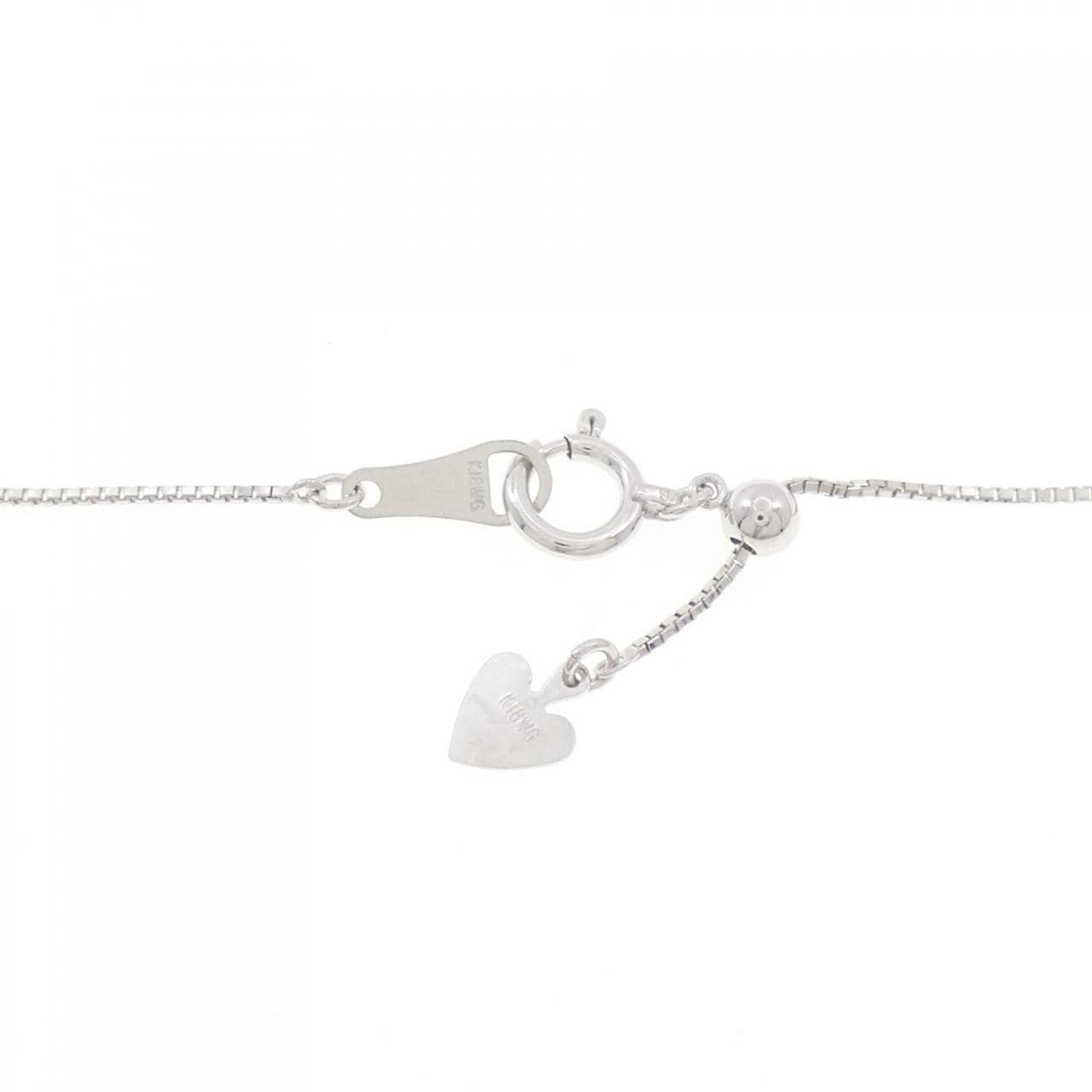 K18WG ダイヤモンド ネックレス 0.50CT