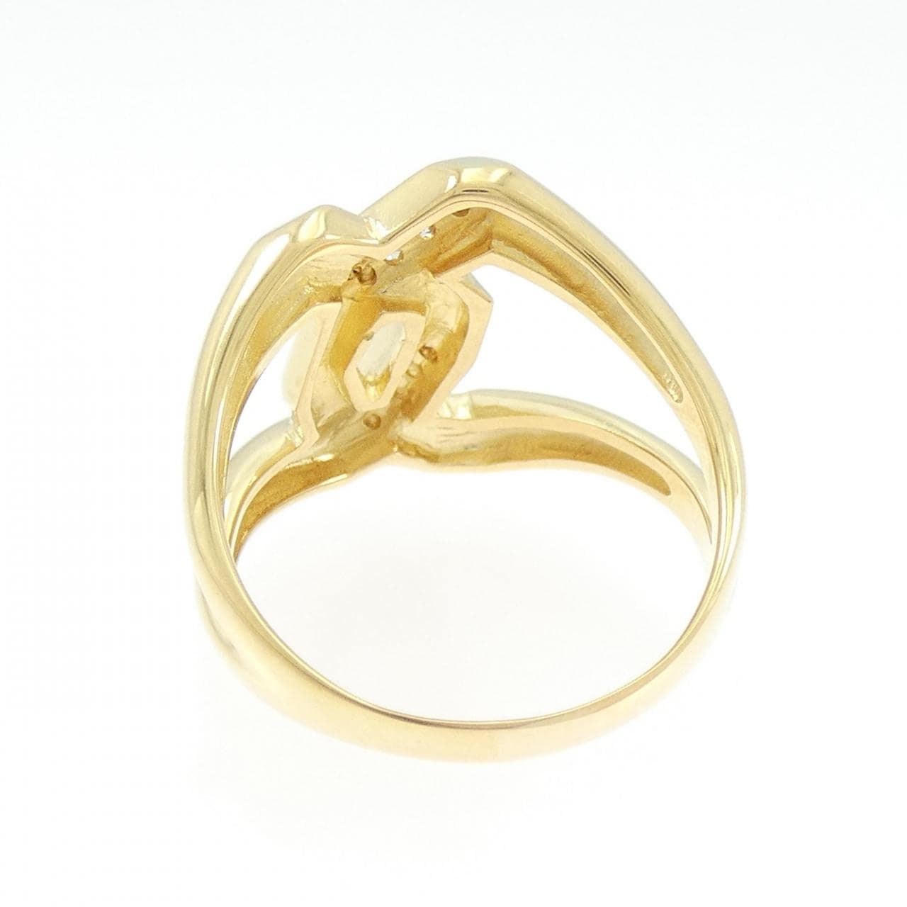 K18YG ダイヤモンド リング 0.21CT