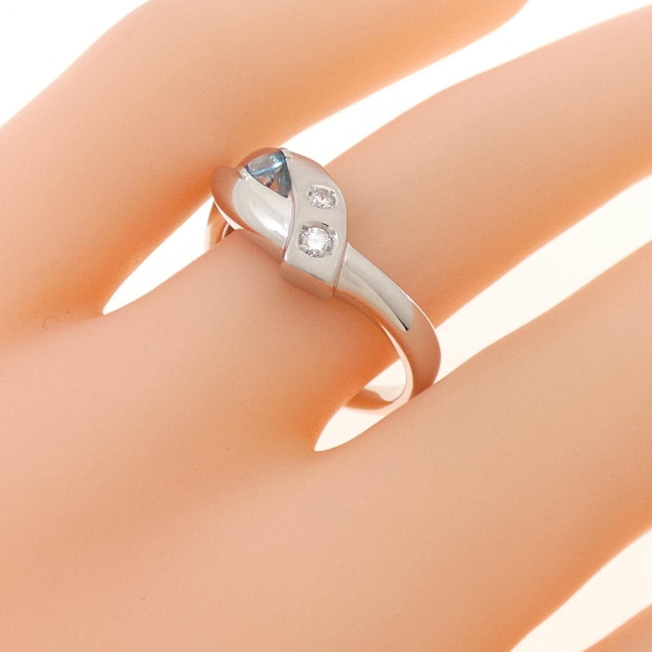 PT900 トルマリン リング 0.07CT