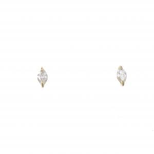 K18YG Diamond earrings 0.08CT