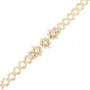 K18YG ダイヤモンド ブレスレット 0.87CT