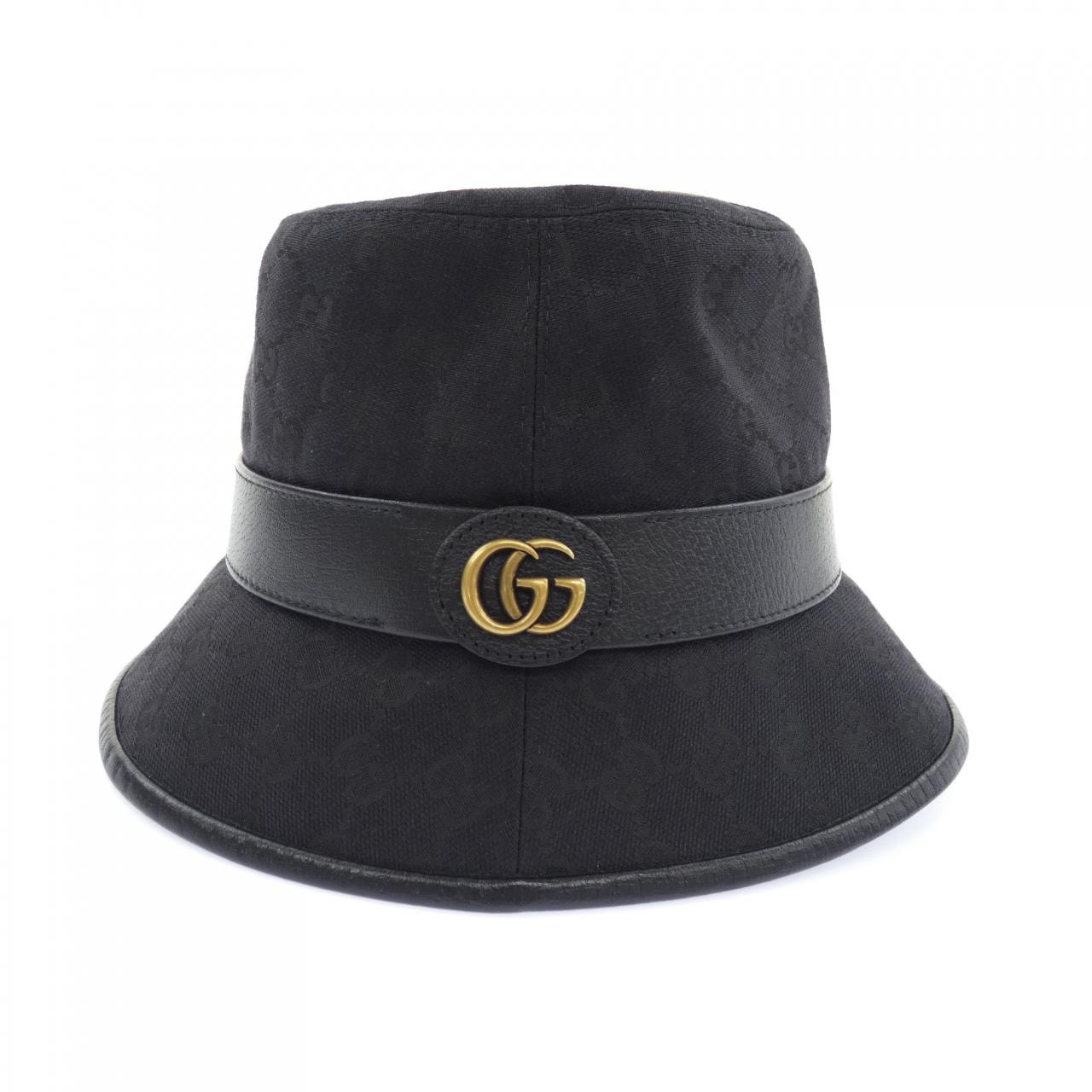グッチ GUCCI ダブルG付き GGキャンバス バケットハット 576587 4HG53 ハット